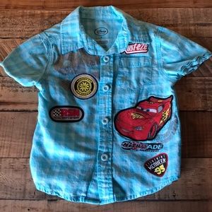 Disney Collection Cars McQueen 2T Button Down